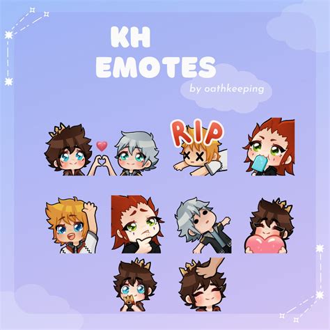 Kingdom Hearts Video Game Digital Emotes For Twitch Discord Etsy