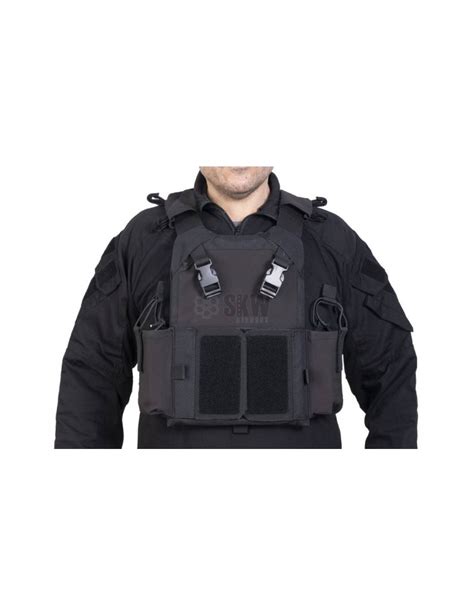 CHALECO PLATE CARRIER DELTA TACTICS FORCE MK2 NEGRO