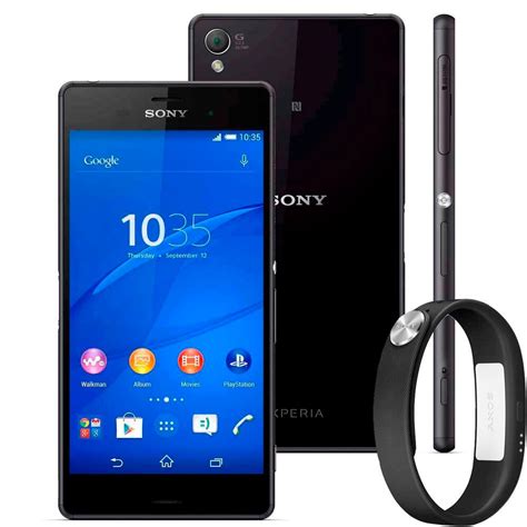 Smartphone Sony Xperia Z3 Preto Tela 5 2 Dual Chip Câmera 20 7MP