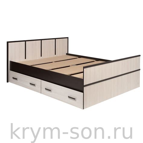 Продажа недорогих кроватей ЛДСП, купить кровать двуспальную по низкой ...