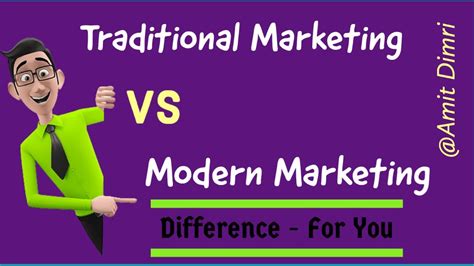 Traditional Marketing And Modern Marketing Difference For You