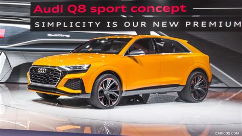 2017 Audi Q8 Sport Concept Presentation At Geneva Auto Show Caricos