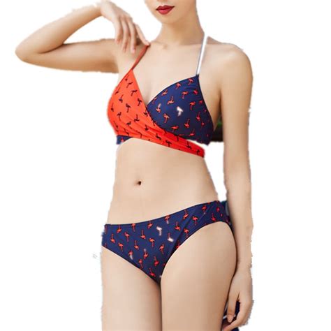 Sysea Color Block Women Print Pieces Swimsuit Bikini Set