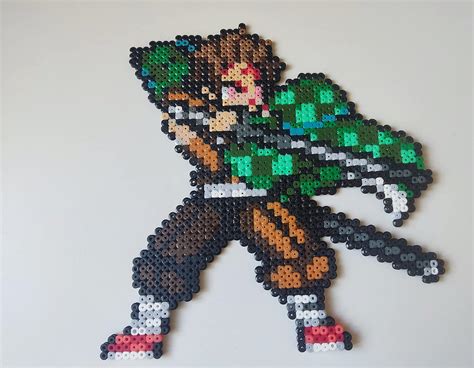 Sprite Tanjiro Demon Slayer Pixel Art Hama Beads Amazon Fr Produits