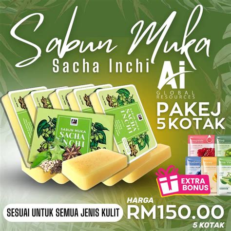 Sabun Sacha Inchi By Ai Global Shopee Malaysia