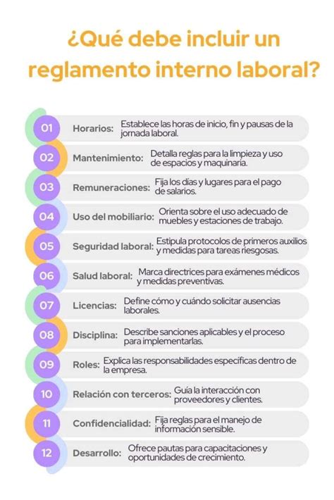 Ejemplos De Un Reglamento Interno De Trabajo Image To U