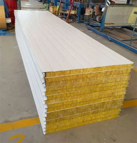 50mm 75mm 100mm Home Decoration Building Materials Roof Wall Insulation Metal Sandwich Panel