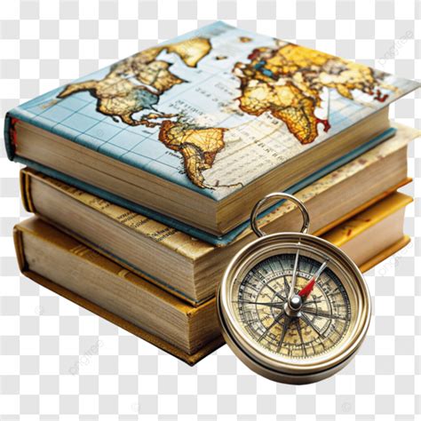 Books With Travel Elements Like Maps And Compass Reading Material