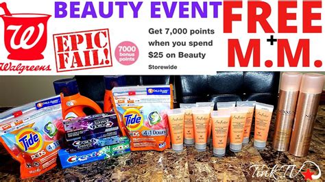 🔴walgreens Beauty Event Free M M Spend 20 Get 5 Off Free Shae