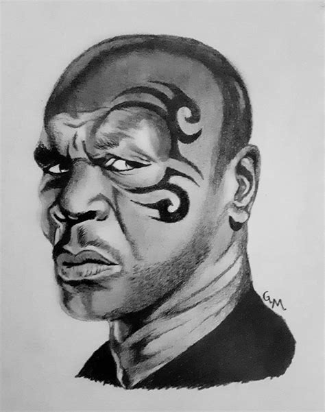 Mike Tyson Tattoo Stencil