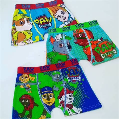 Cueca Box Patrulha Canina Tam P Valor Cada Poucas Unidades