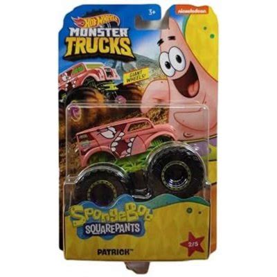 Mattel Hot Wheels Monster Trucks Spongebob Patrick od 429 Kč Heureka cz