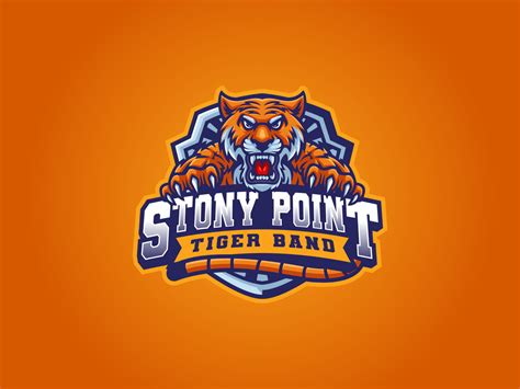 Stony Point Mascot Logo By Digitus Creative On Dribbble