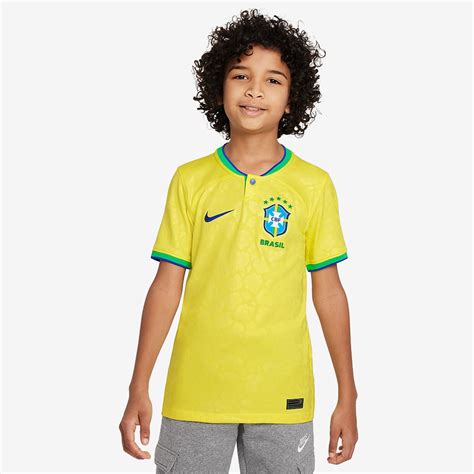 Nike Brasilien Kinder Dri Fit Stadium Heimtrikot Dynamic Gelb