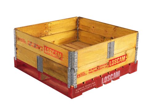 Wooden Pallet Collars And Lids Loscam