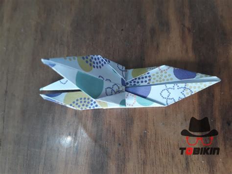 Tutorial Origami Burung Bangau Crane Tobikin