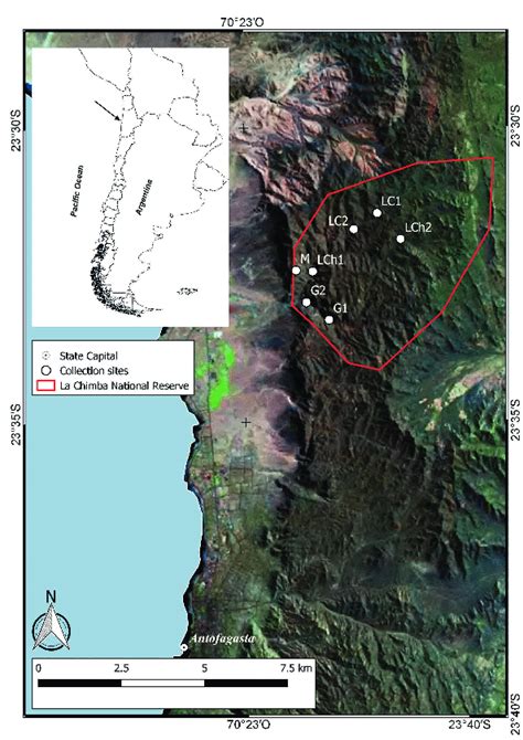 1 Localización geográ fica de los puntos o sitios de muestreo ubicados