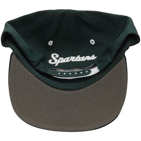 Mens Zephyr Greenblack Michigan State Spartans Z11 Snapback