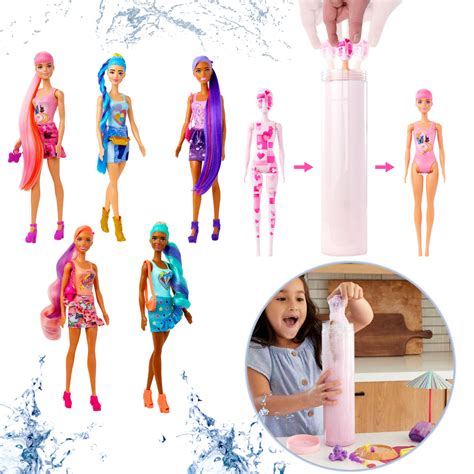 Boneca Barbie Color Reveal Varias Surpresas Mattel Shopee Brasil