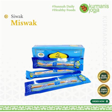 Jual Siwak Miswak Kayu Alkhair Sunnah Kualitas Premium Ukuran Besar