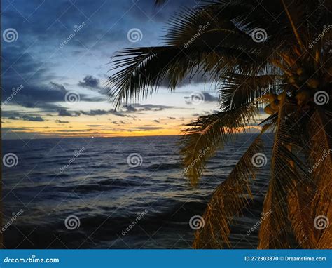 Start Your Day At Cha Am Beach Phetchaburi Thailand Stock Photo