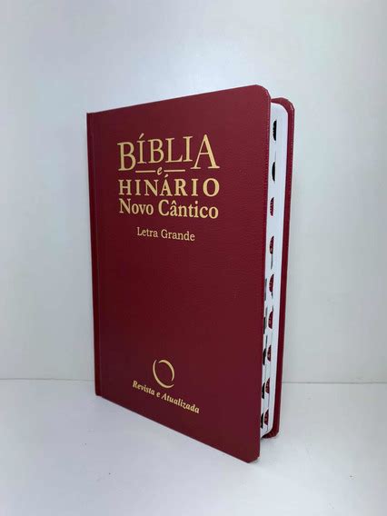 Biblia Sagrada Letra Gigante Hinário Novo Cântico MercadoLivre