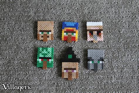 Minecraft Mobs Perler Beads Etsy