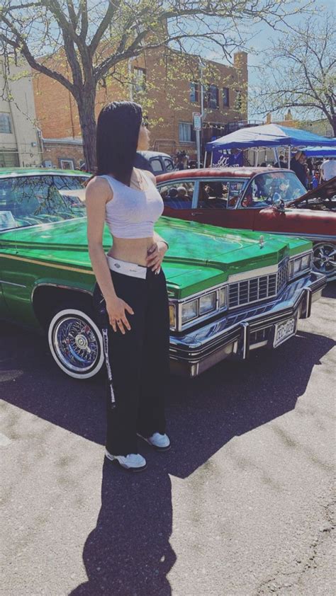 Chicana Chola Style Lowridergirl Lowriderphotoshoot In