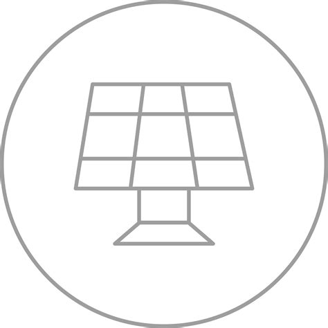 Unique Solar Panel Ii Vector Line Icon Vector Art At Vecteezy