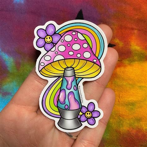 Trippy Stickers - Etsy | Stickers, Vinyl sticker, Drawing illustrations