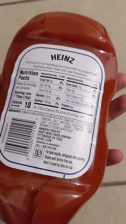 Heinz Tomato Ketchup No Sugar Added Sweetness From Plants Youtube