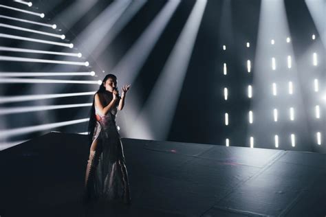 Eurovision Armenias Brunette Holds First Rehearsal In Liverpool Public Radio Of Armenia