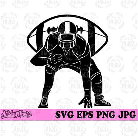 Football Player svg, Football Player Clipart, Football Playe - Inspire ...