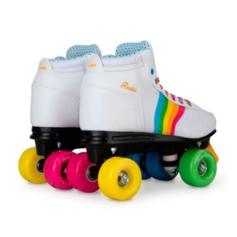 Rookie Forever Rainbow Youth Roller Skates White Xtremeinn