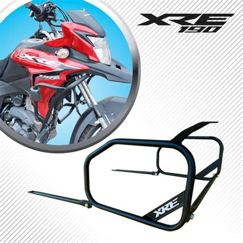 Afastador Alforge Protetor Traseiro Xre Xre Honda Escorrega O