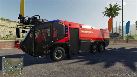 Rozenbauer Pantera Mod For Farming Simulator 19 At ModsHost Rosenbauer