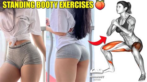 🍑 1 Minute Standing Booty Exercise To Get Perfect Bubble Butt And Lose