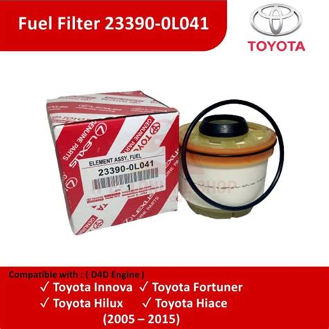 CODhenangcu769 Fuel Filter 23390 0L041 D4D Engine 2005 2015