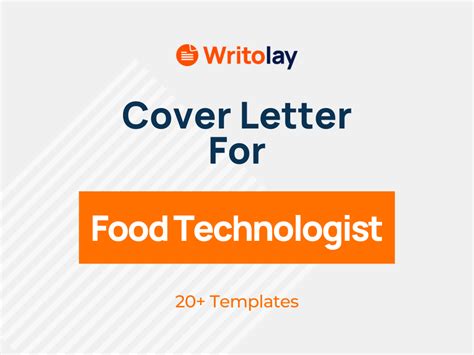 Food Technologist Cover Letter Example 4 Templates Writolay