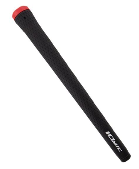 Iomic Sticky Golf Grip Black Red Regripit