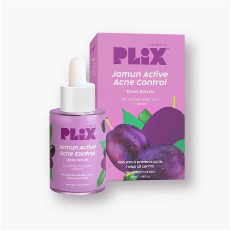 Buy Plix Jamun Active Acne Control 2 Salicylic Acid Serum 30ml Ayurhub