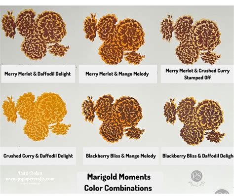 Marigold Moments Color Combos — P.S. Paper Crafts