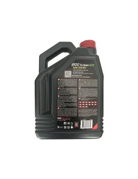 Aceite Motul 8100 X Clean EFE C2 C3 5W30 5L 37 90 Recambium