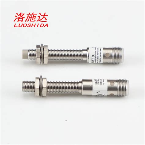 70mm M8 Cylindrical Sensor Proximity Inductive Switch With M12 4 Pin