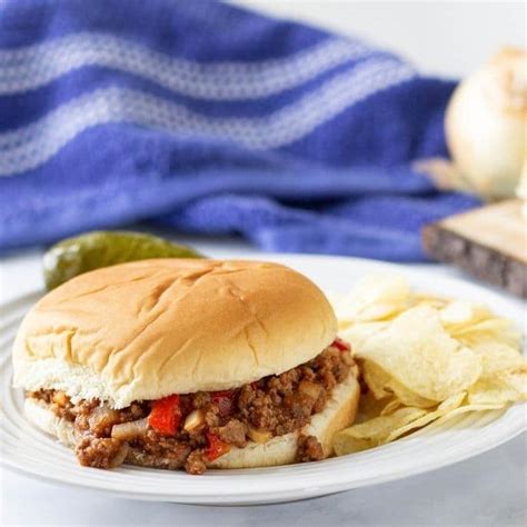 Classic Crockpot Sloppy Joes Recipe Bake Me Some Sugar