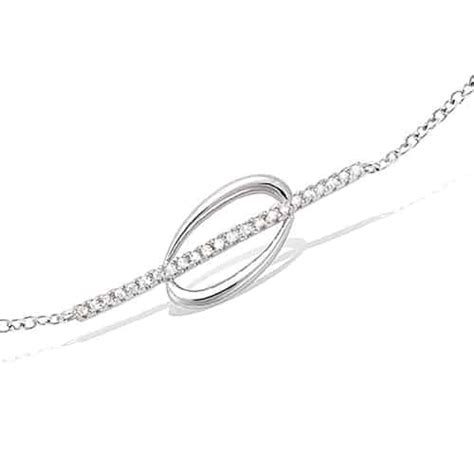 Bracelet argent ovale croisé KEBIJOOX bijouterie en ligne bijoux