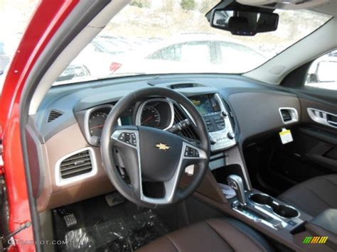 Brownstone Jet Black Interior Chevrolet Equinox Ltz Awd Photo