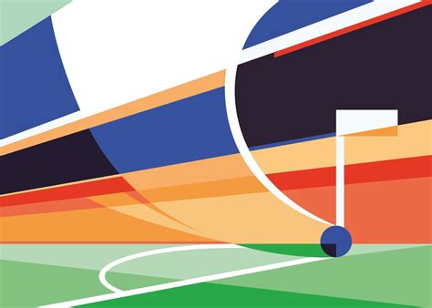 Creative soccer banner with corner kick. 21729480 Vector Art at Vecteezy