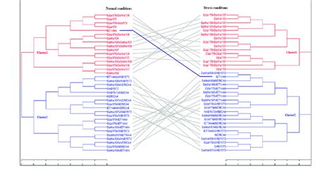 Dendrograms Showing Results Of Cluster Analysis Based On Euclidian