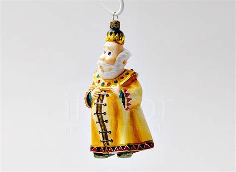 Елочная игрушка Царь | Императорский фарфор. Официальный магазин АО «ИФЗ».